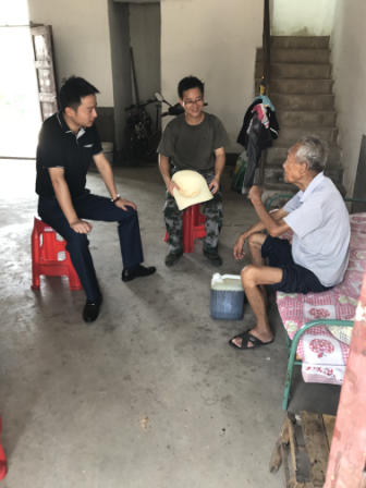 朱心刚到栏杆集镇走访结对帮扶贫困户_巢湖宣传网